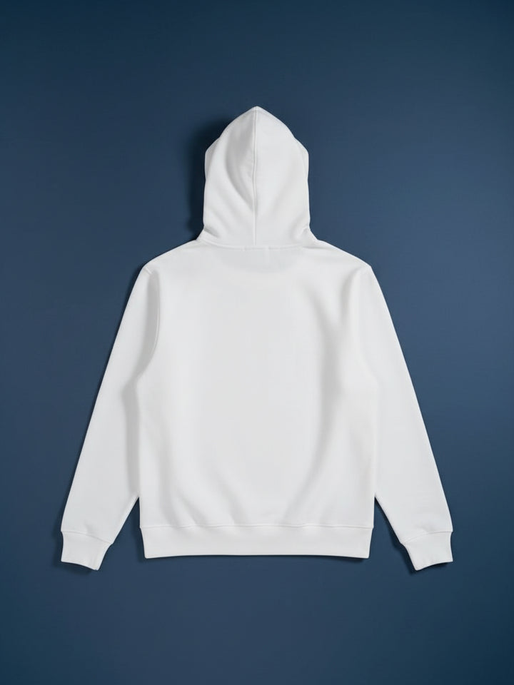 Men's Casual Branded Oversized Fit Sweatshirt | White