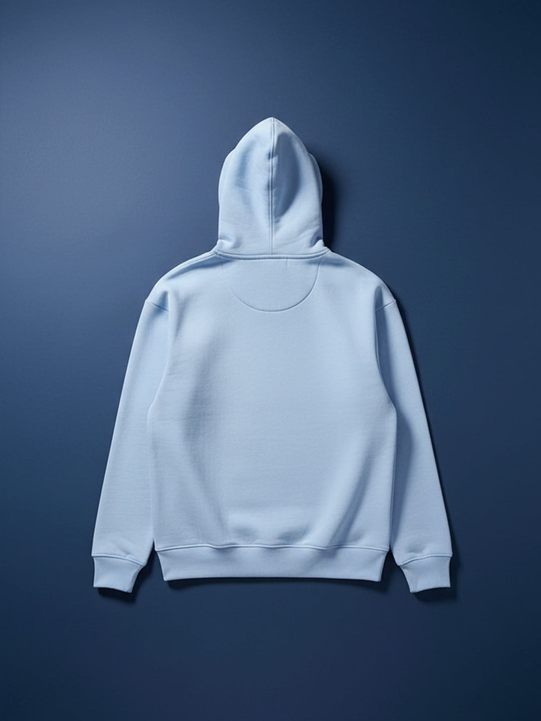 Men’s minimal powder blue hooded sweatshirt | Powder Blue