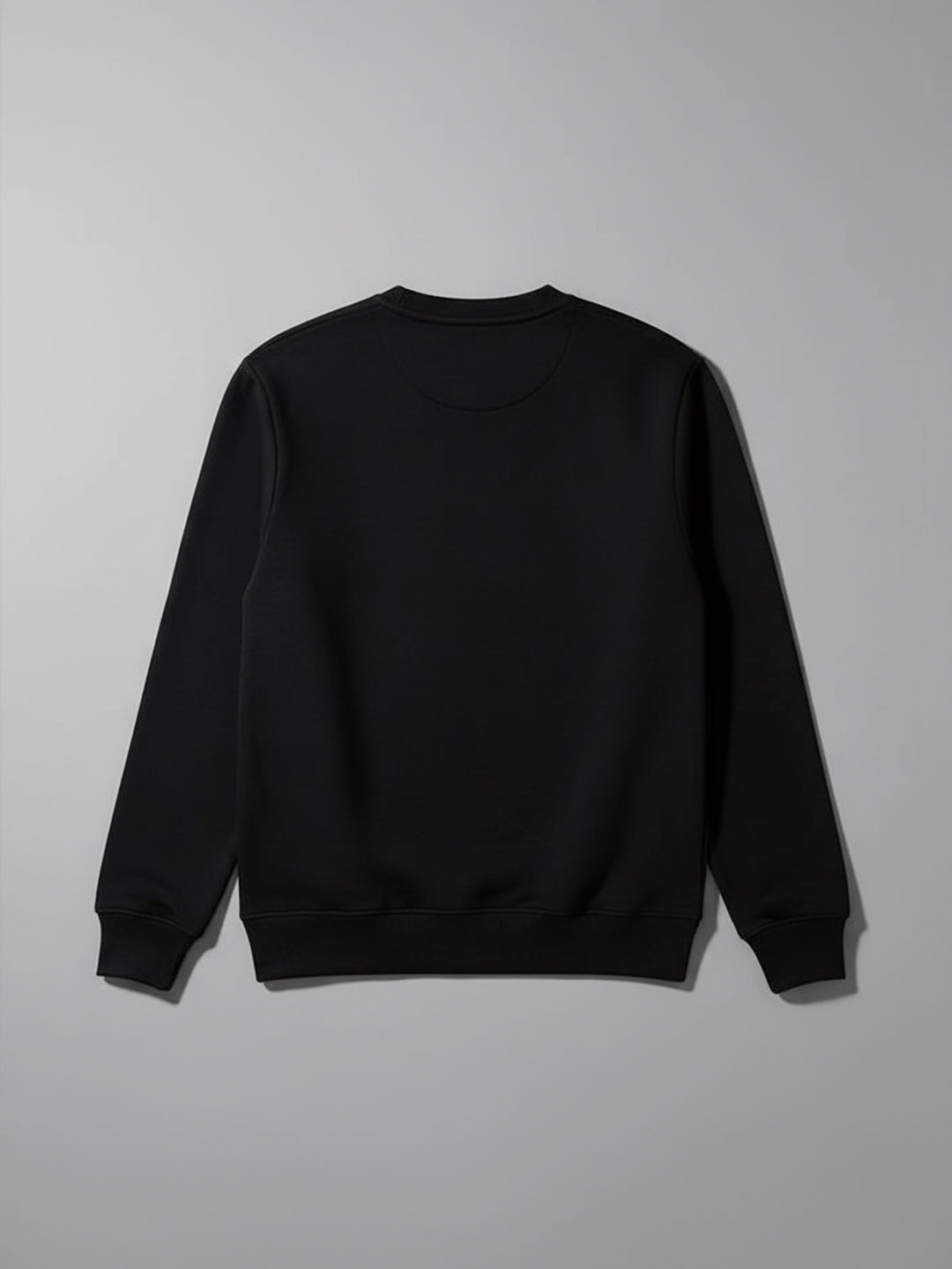 Men's Casual Branded Comfort Fit Sweatshirt  | Black