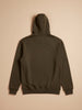 Men’s Solid Zip-Up Hoodie Sweatshirt | Olive