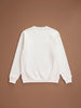 Men's Casual Branded Comfort Fit Sweatshirt  | Snow White