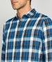 Classic Blue Twill Check Shirt