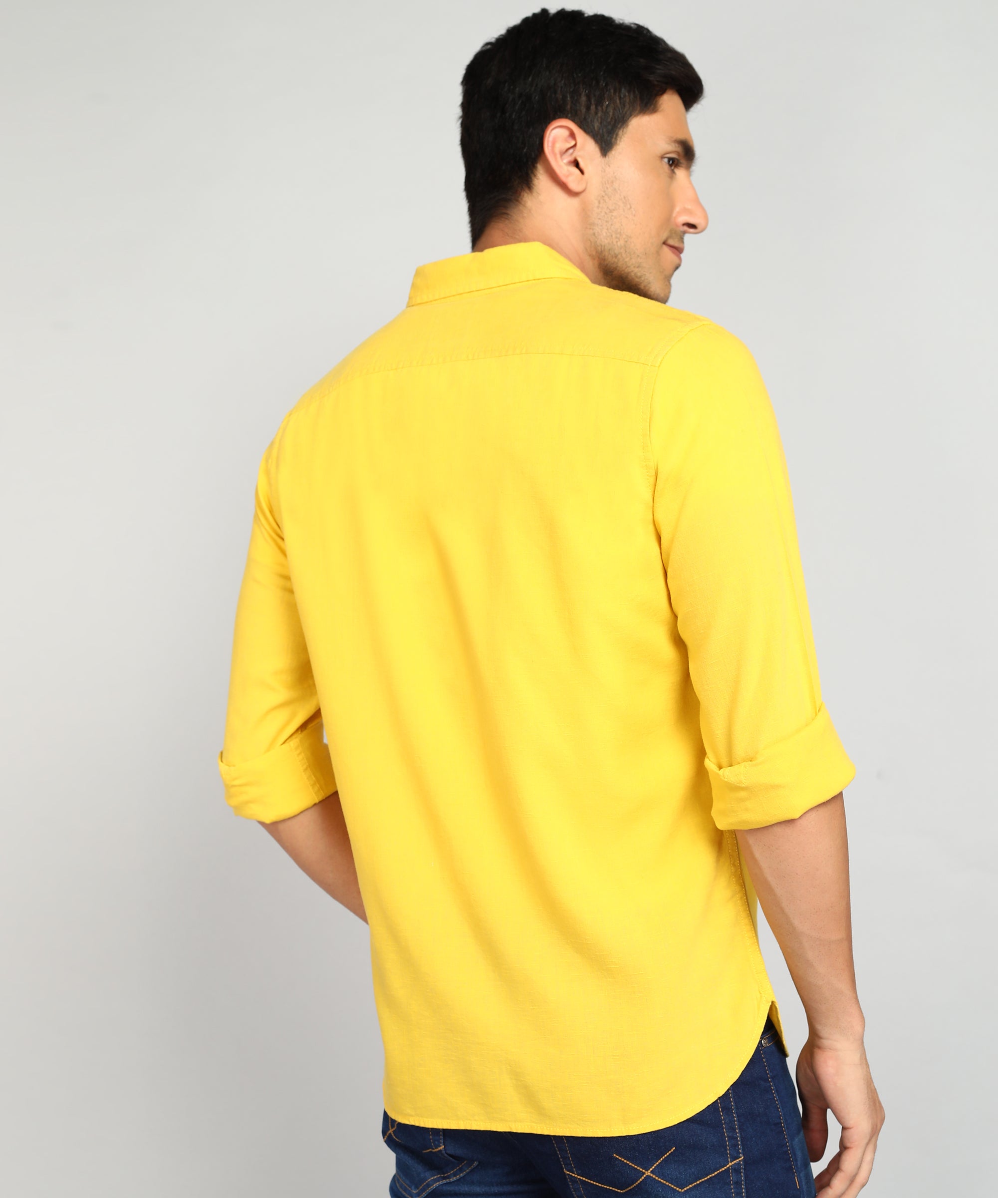 Premium Solid Mustard Shirt