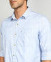 Premium Blue Textured Shirt