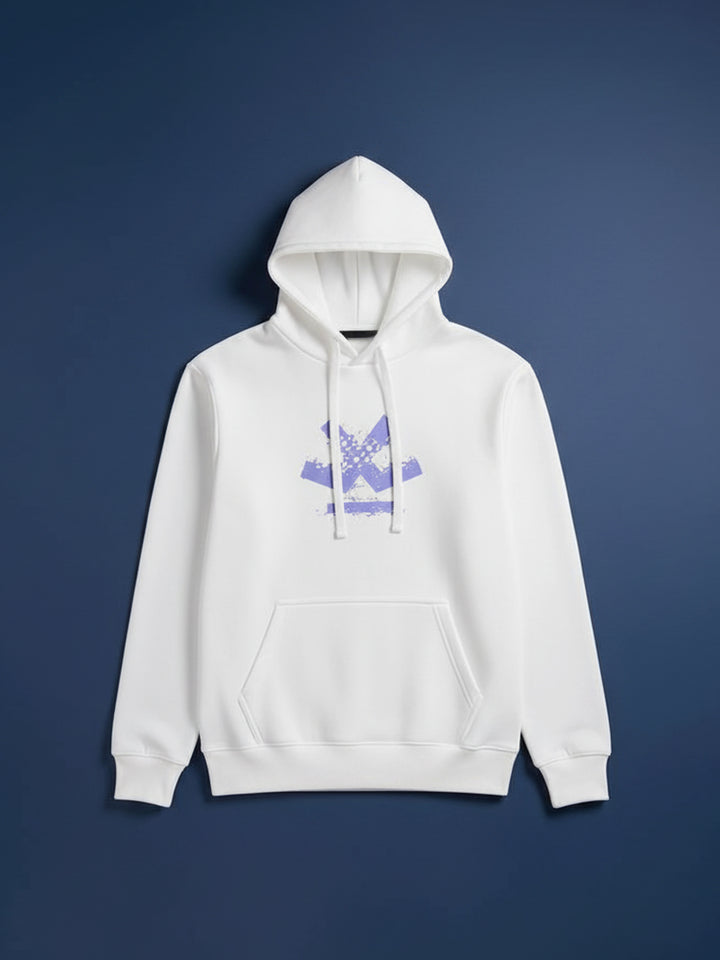 Men's Casual Branded Oversized Fit Sweatshirt | White