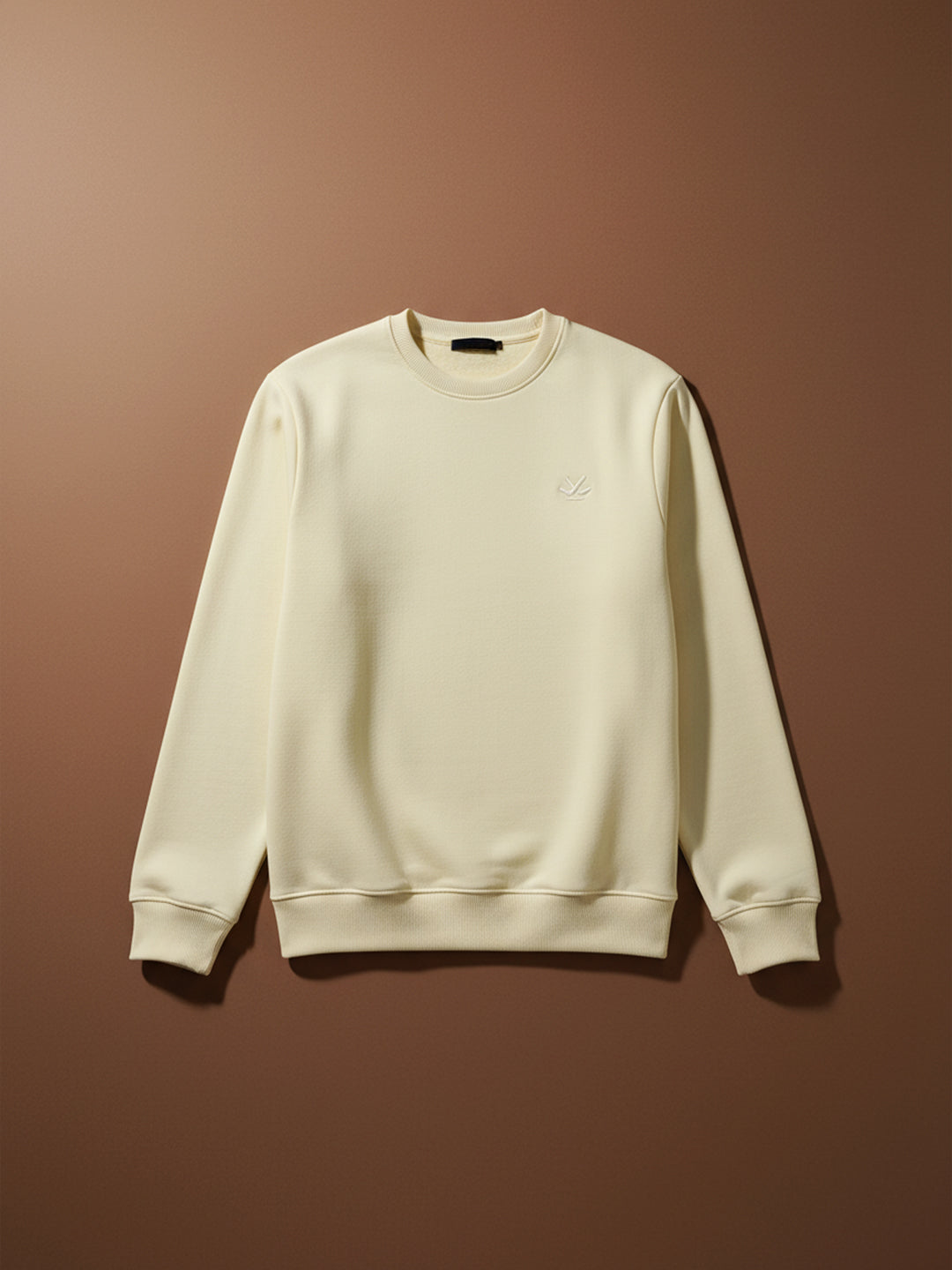 Men's Solid Casual Comfort Fit Sweatshirt | Aloe Wash