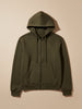 Men’s Solid Zip-Up Hoodie Sweatshirt | Olive