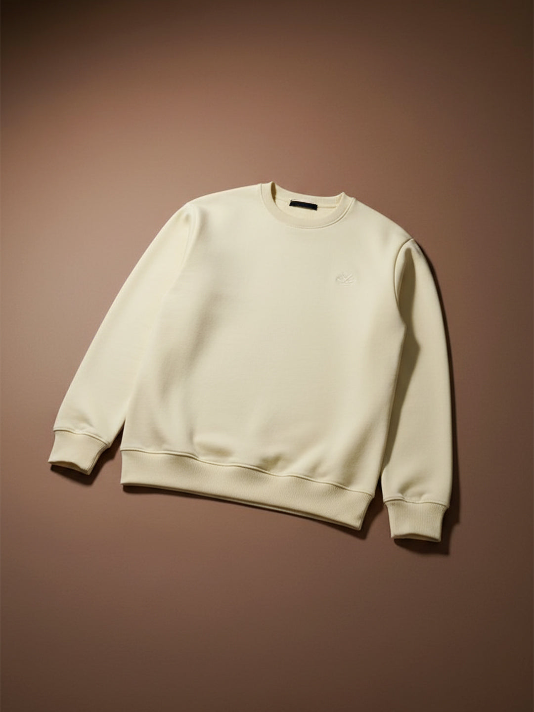 Men's Solid Casual Comfort Fit Sweatshirt | Aloe Wash