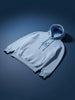 Men’s minimal powder blue hooded sweatshirt | Powder Blue
