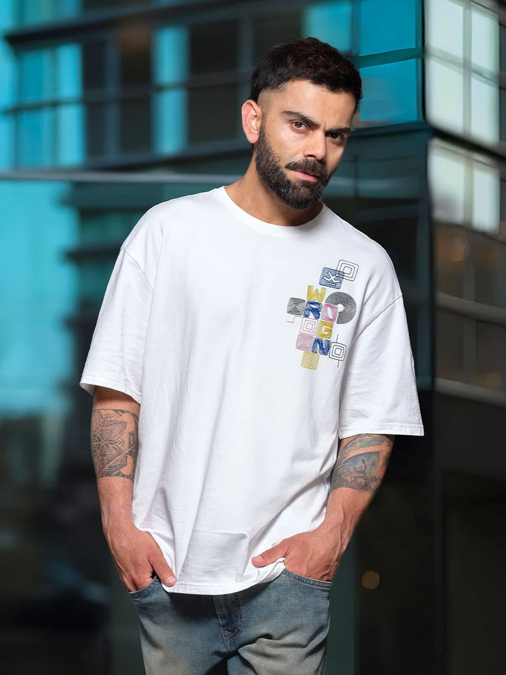 Embroidered Slim Fit T-Shirt | Off White