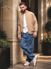 Loose Fit Washed Denim Jeans | Light Blue