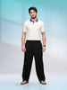 Jacquard Collar Polo T-Shirt  | Off White