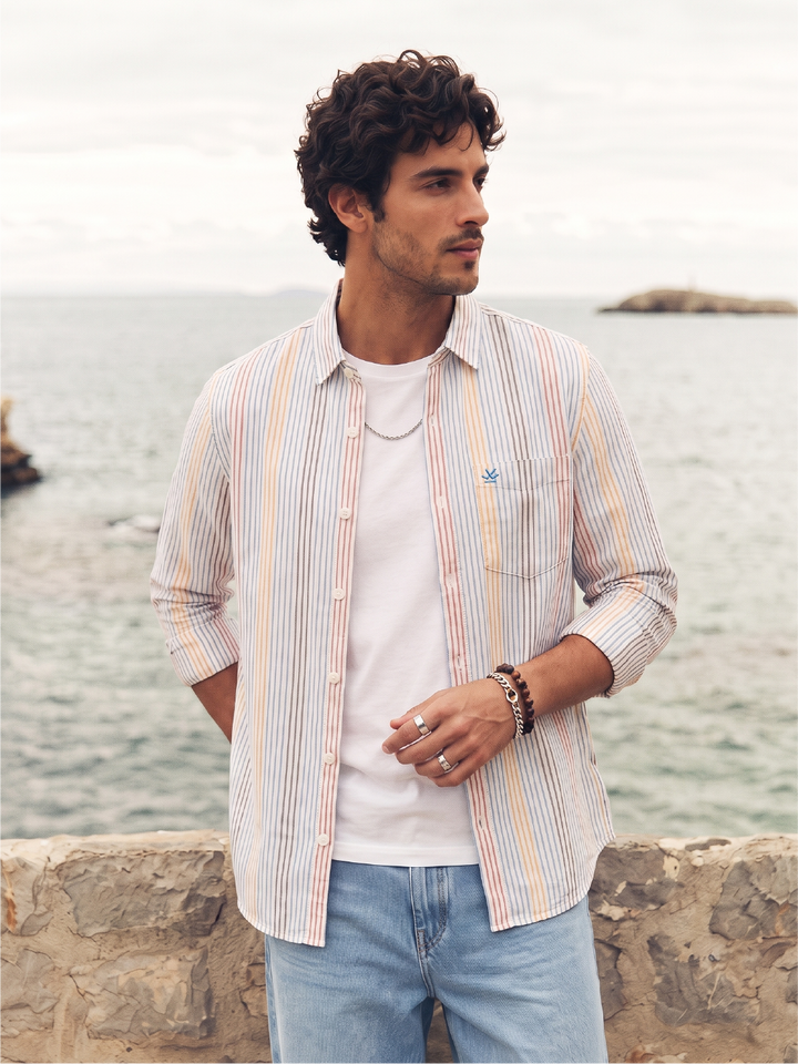 Classic Slim Fit Full Sleeve Shirt | Blue