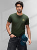 Chic Olive Minimal T-Shirt