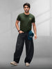 Chic Olive Minimal T-Shirt