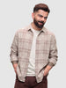 Comfort Fit Full Sleeve Flannel Shirt | Purple