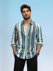 Slim Fit Linen Blend Shirt | Light Green