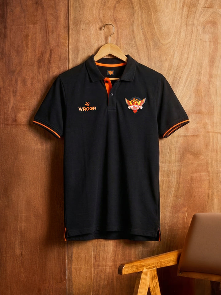 Wrogn x SRH Travel Polo | Black