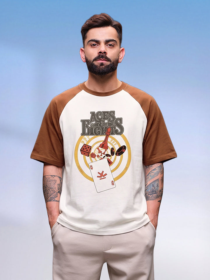 Oversized Ragland Sleeve T-Shirt | White