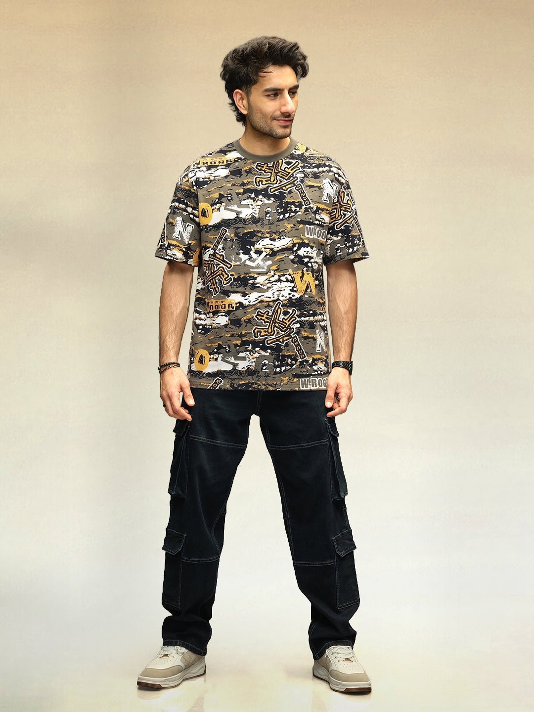 Classic Oversized AOP T-Shirt  | Multicolor