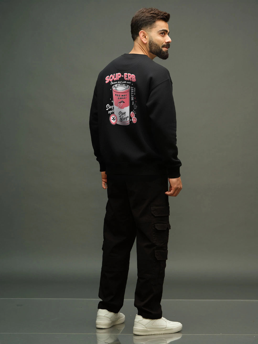 Classic Soup-erb Back Printed Sweatshirt