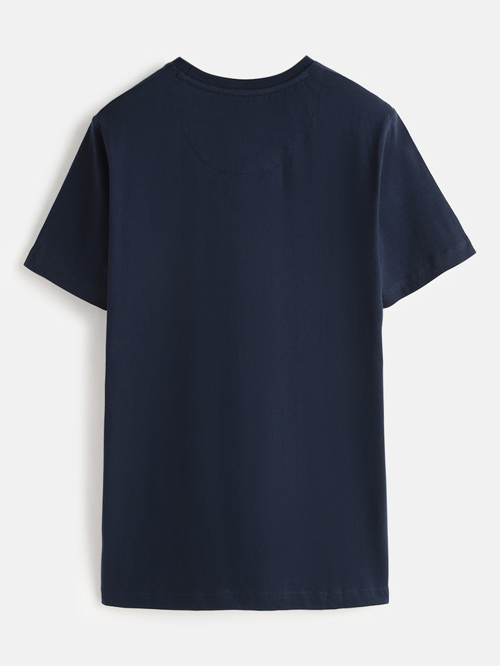 Graphic Printed Slim Fit T-Shirt | Grey