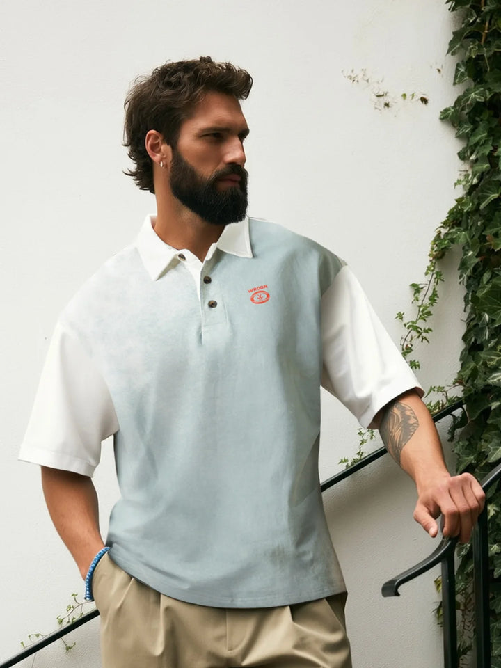 Spray Printed Oversized T-Shirt | Off White