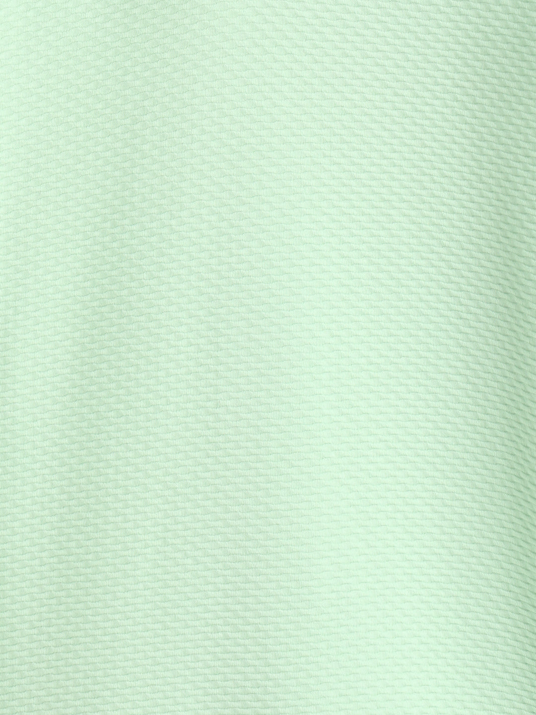 Textured Oversized Polo T-Shirt | Green