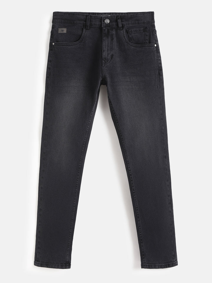 Casual Slim Tapered Jeans  | Grey