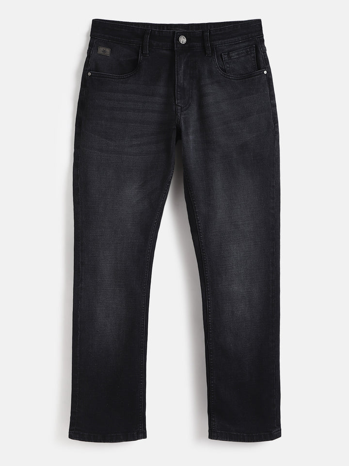 Light Fade Straight Fit Jeans | Grey