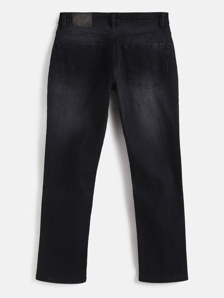 Light Fade Straight Fit Jeans | Grey