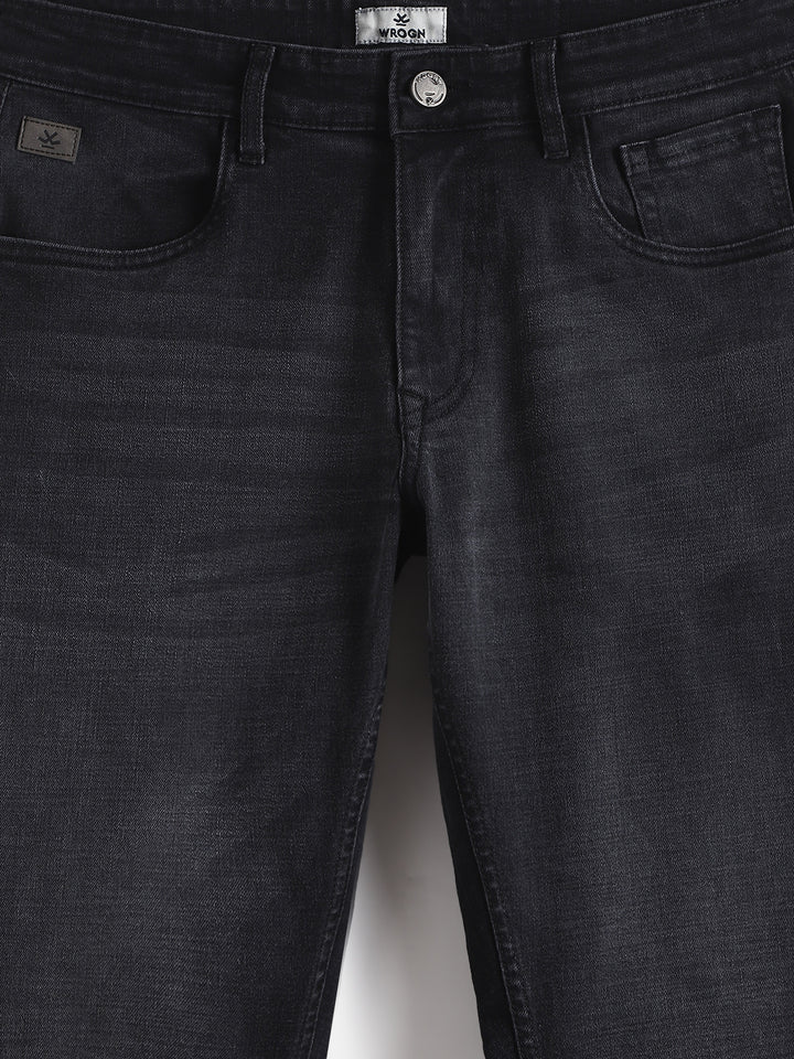 Light Fade Straight Fit Jeans | Grey