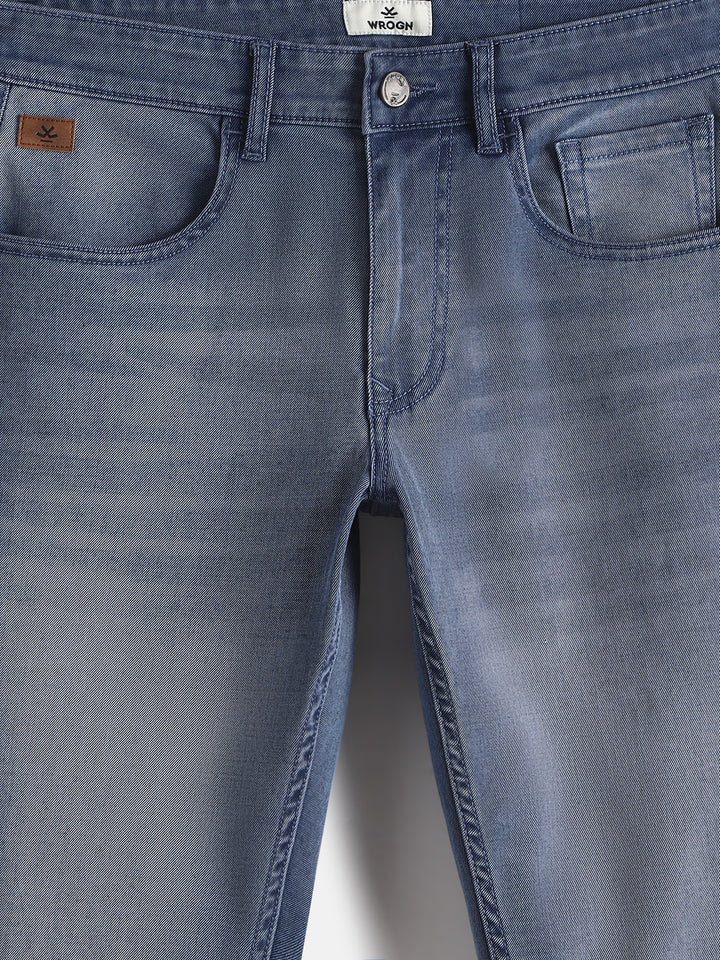 Heavy Fade Skinny Crop Jeans | Blue