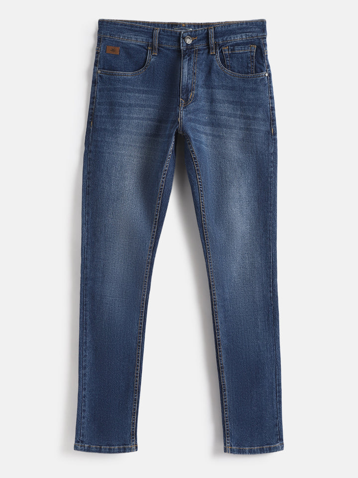 Light Fade Slim Fit Jeans | Dark Blue