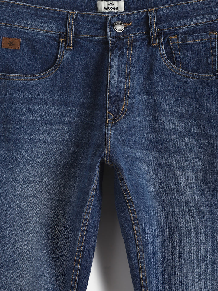 Light Fade Slim Fit Jeans | Dark Blue