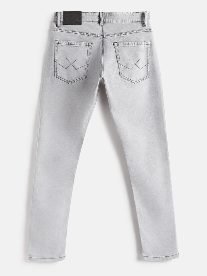 Casual Slim Tapered Jeans | Grey