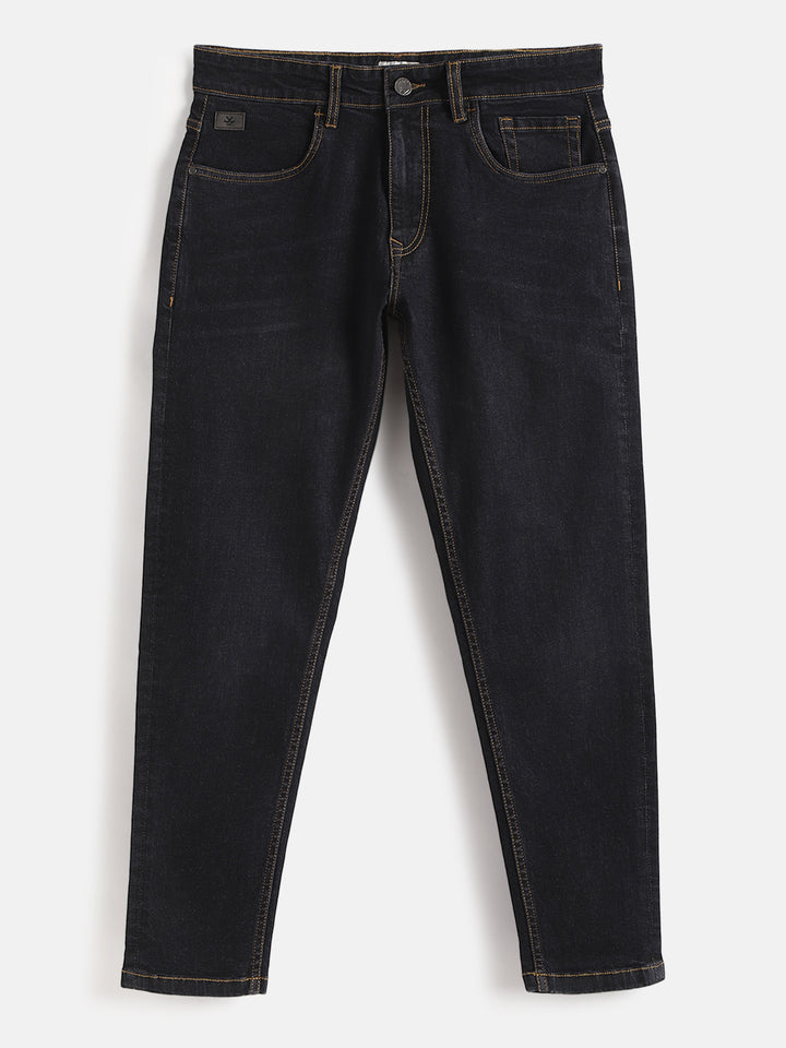 Light Fade Skinny Crop Jeans | Dark Grey