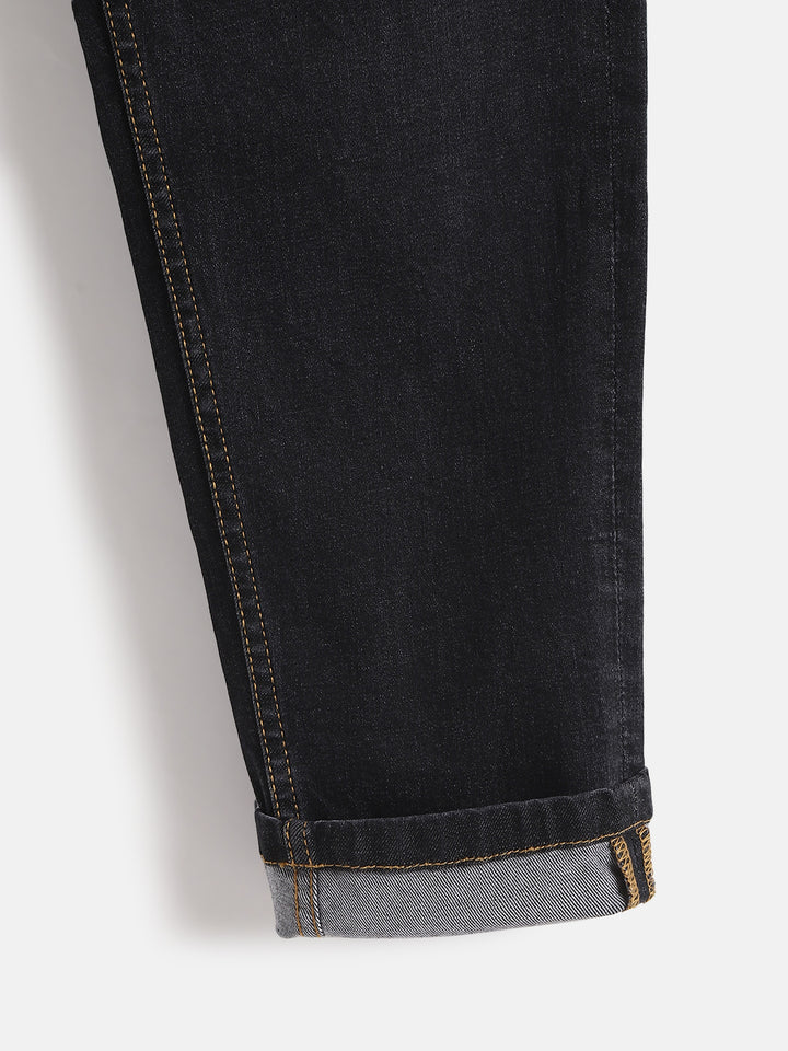 Light Fade Skinny Crop Jeans | Dark Grey