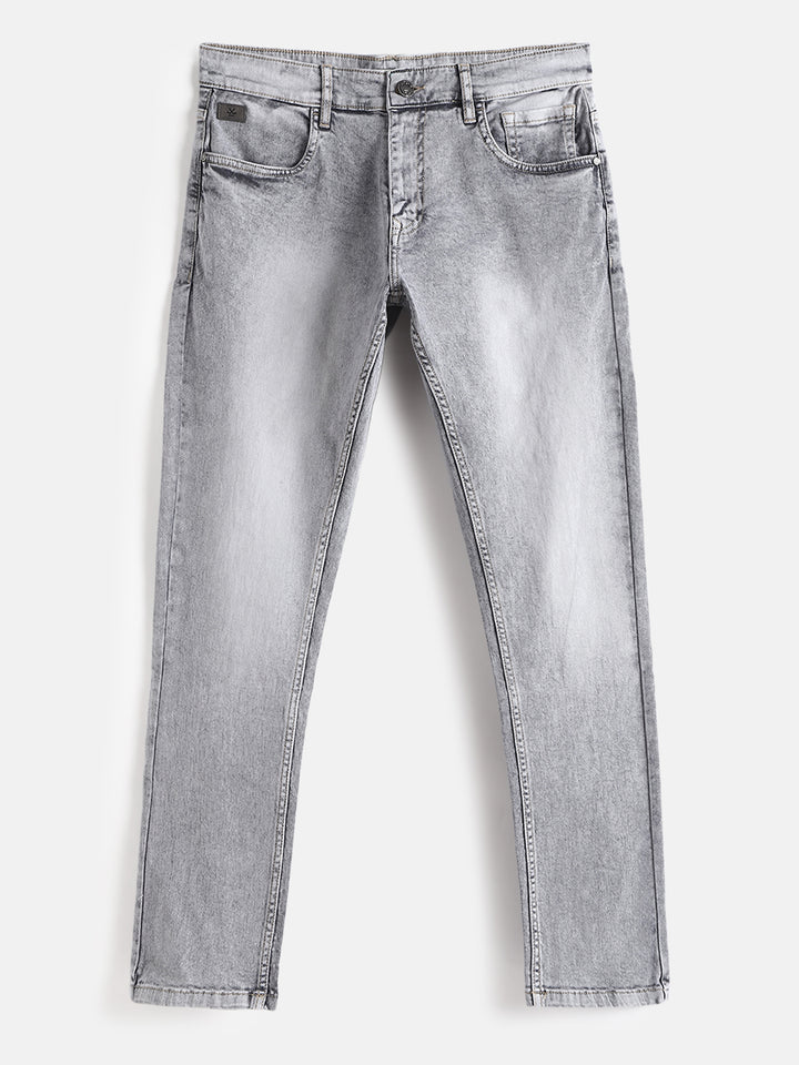 Light Fade Slim Fit Jeans | Grey