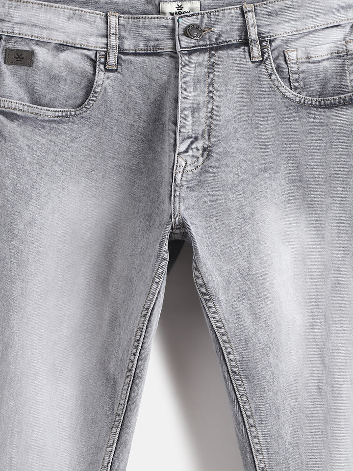 Light Fade Slim Fit Jeans | Grey