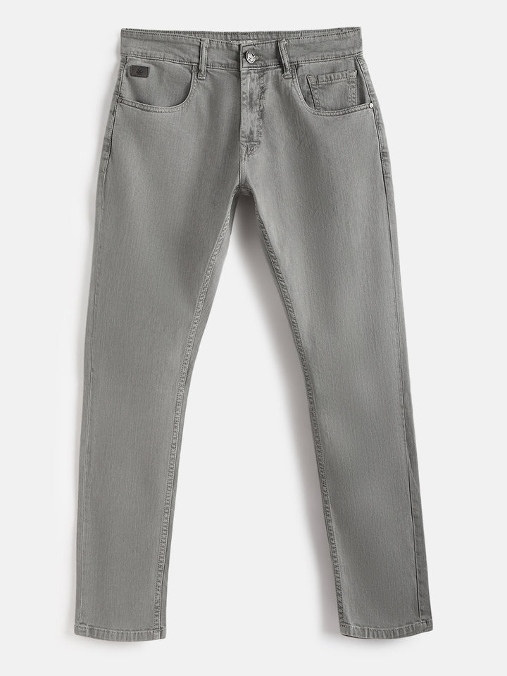 Casual Slim Tapered Jeans | Olive