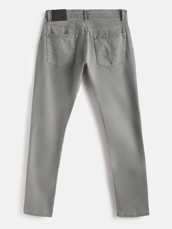 Casual Slim Tapered Jeans | Olive