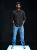 Casual Regular Fit Shacket | Black