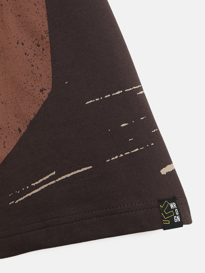 Heavy GSM Oversized Fit T-Shirt | Brown