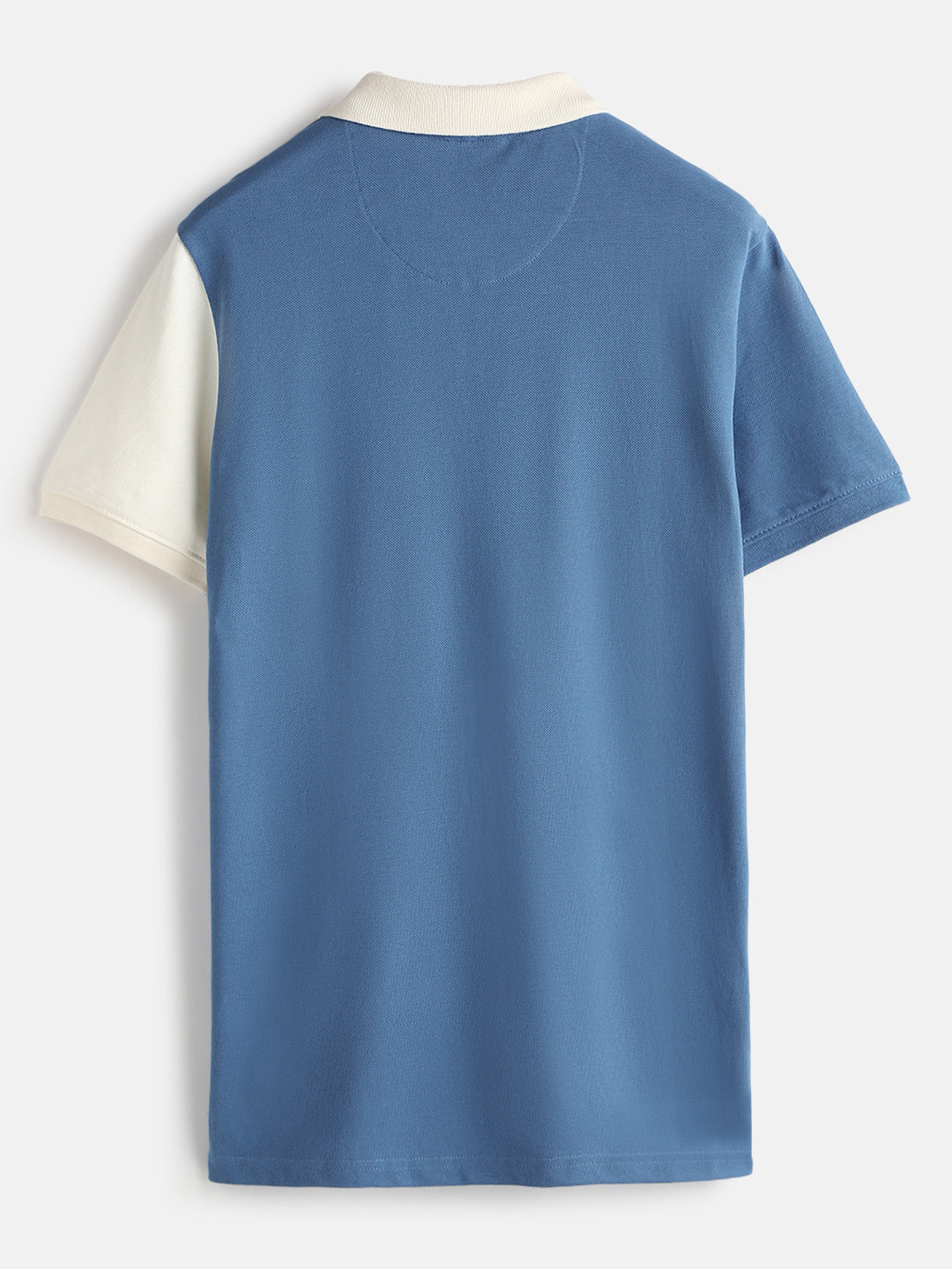 Casual Cut & Sew Polo T-Shirt | Off White