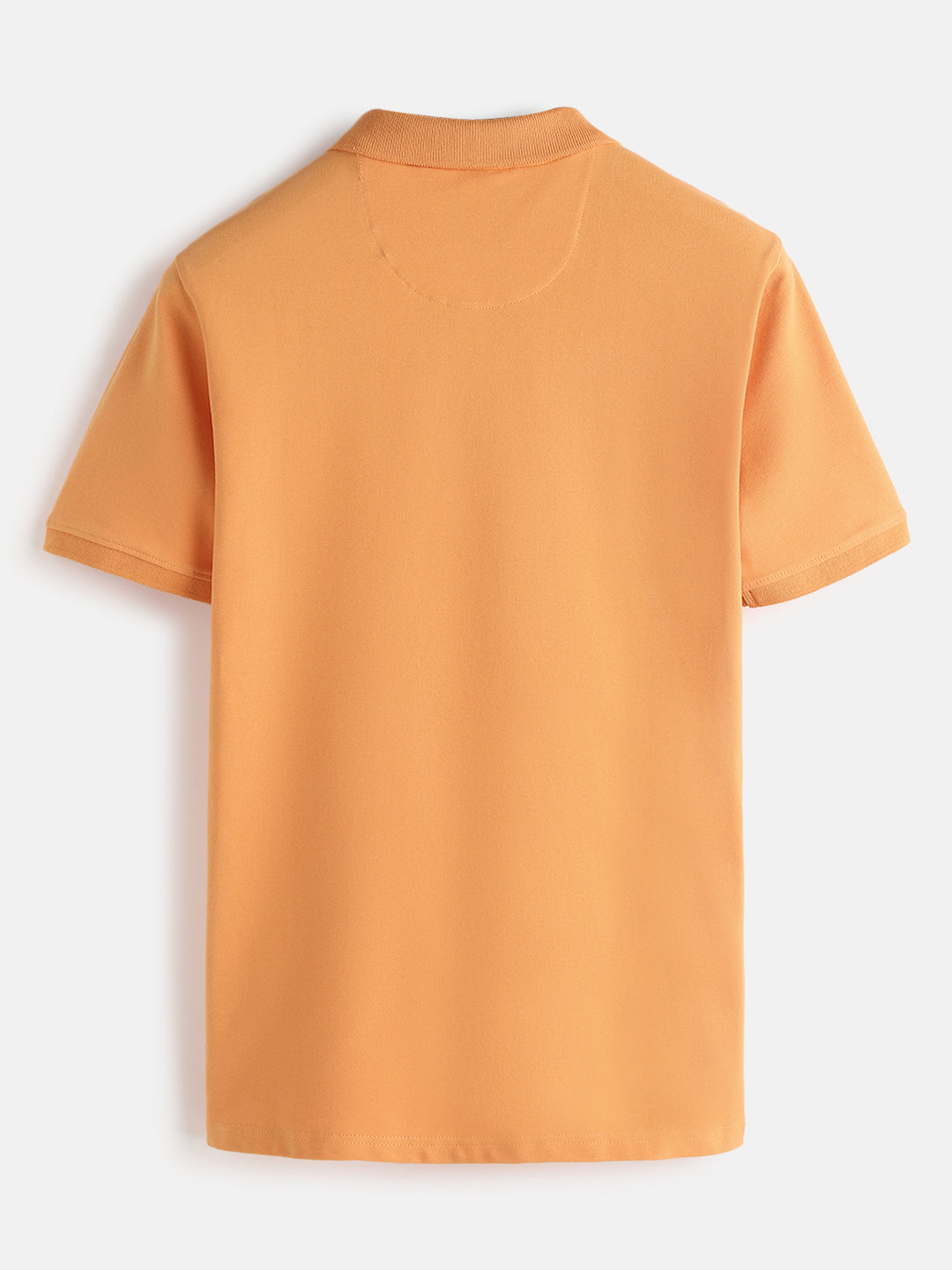 Cotton Blend Polo T-Shirt Orange – Wrogn - Main Image