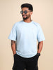 Cut & Sue Oversized T-Shirt | Light Blue