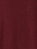 Oversized Jacquard Textured Crew Neck T-Shirt   | Maroon