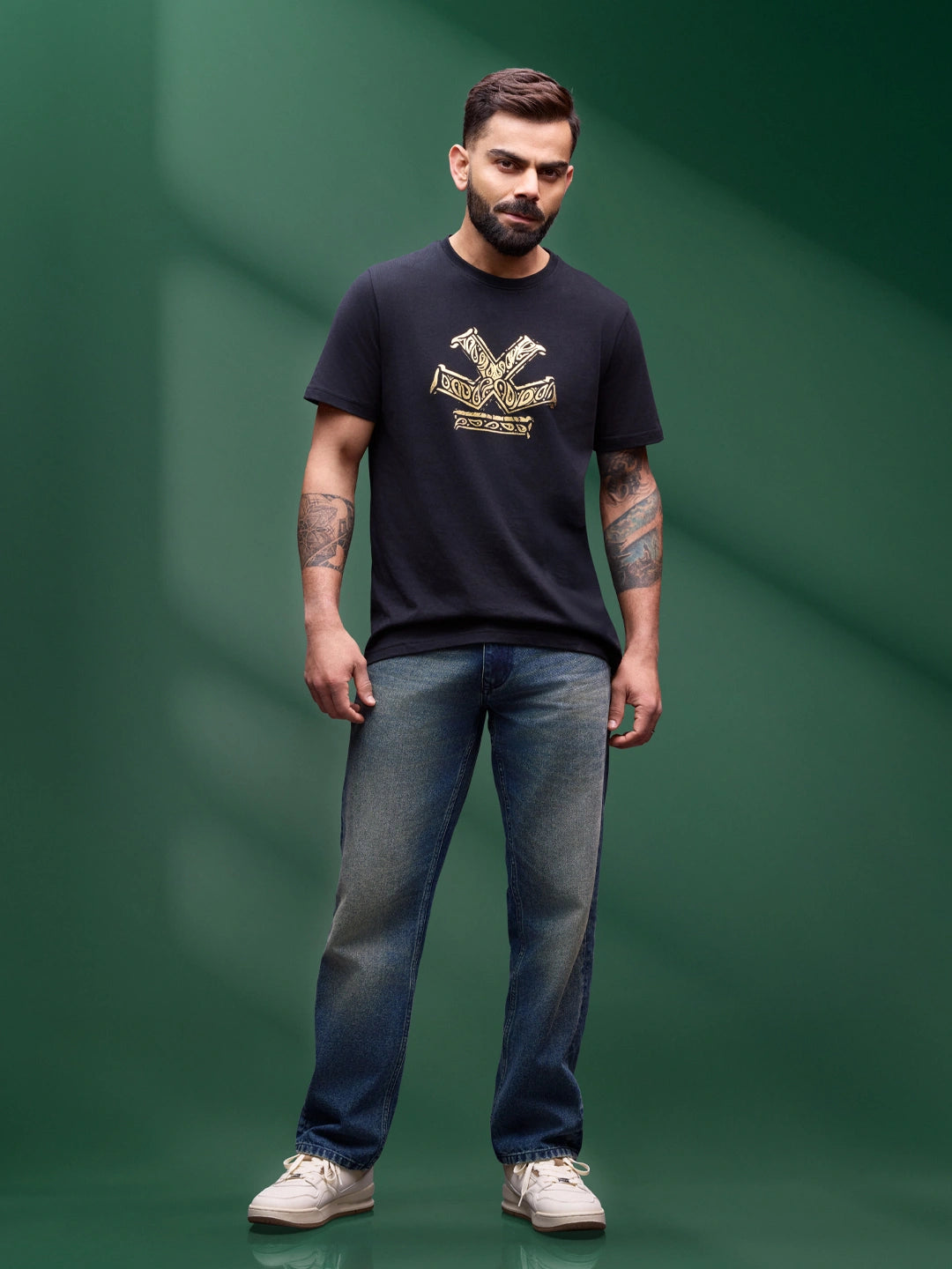 Vintage Washed Anti Fit Jeans | Blue