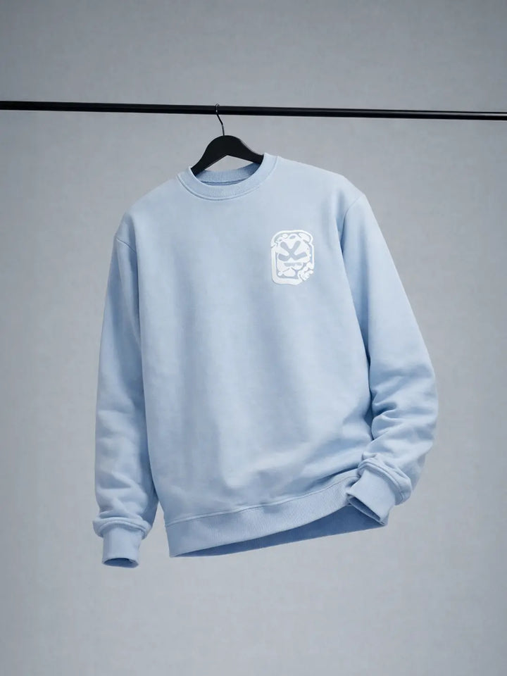 Essential Pastel Crewneck Sweatshirt | Light Blue